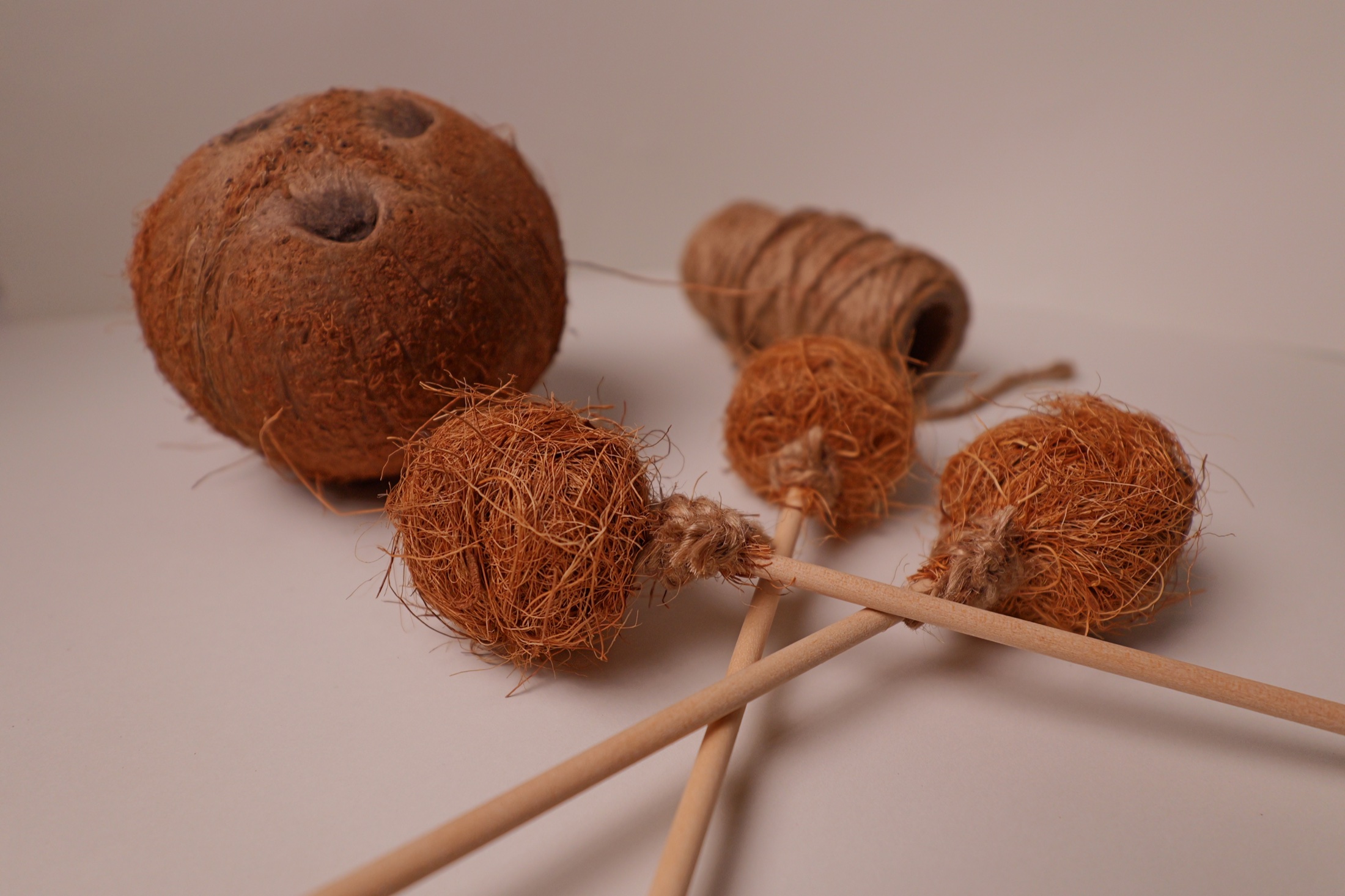 BACORA elaborado con fibra de coco, bambú y yute