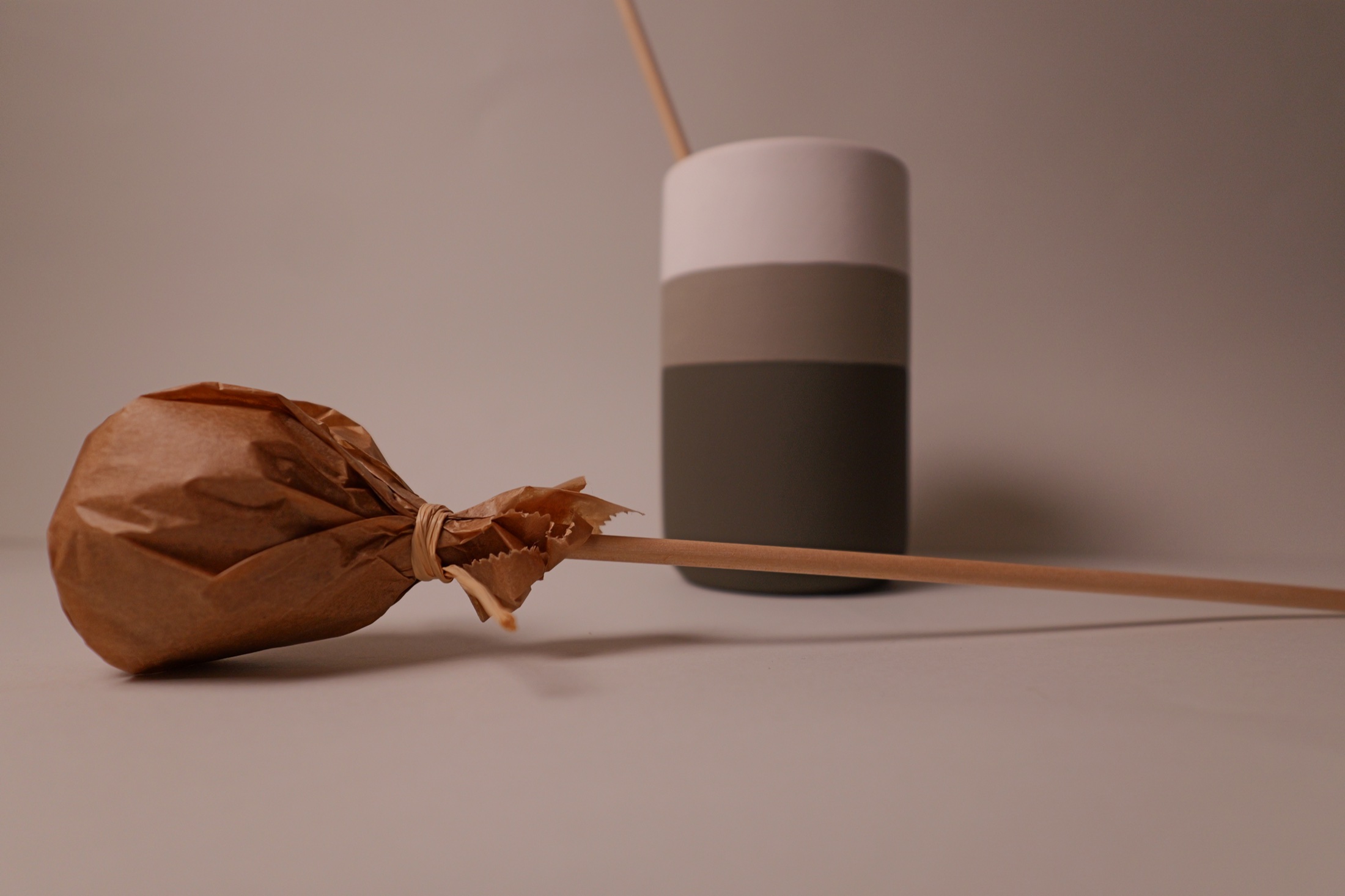 BACORA con envoltorio biodegradable y vaso contenedor