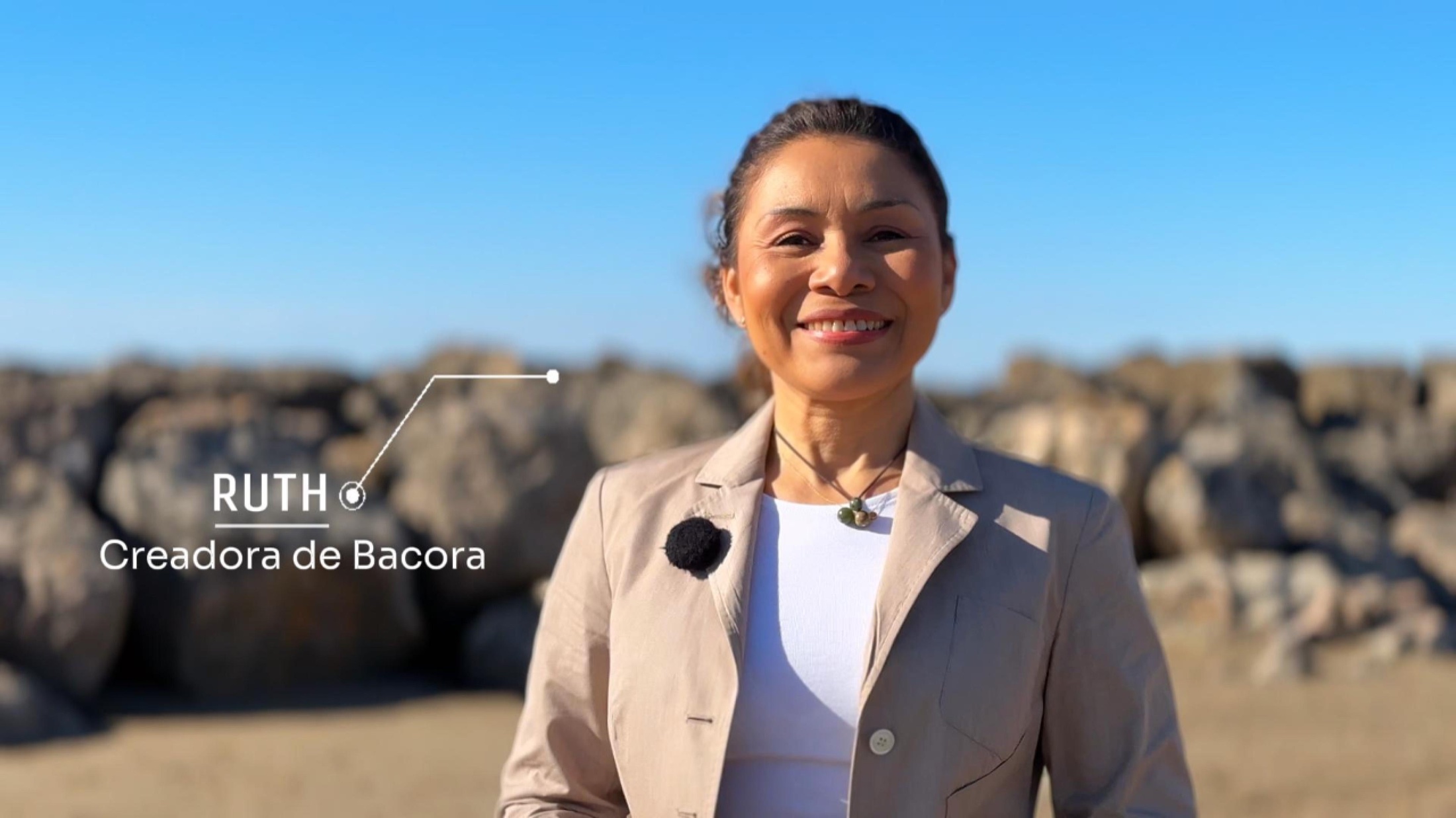 Ruth, creadora de BACORA